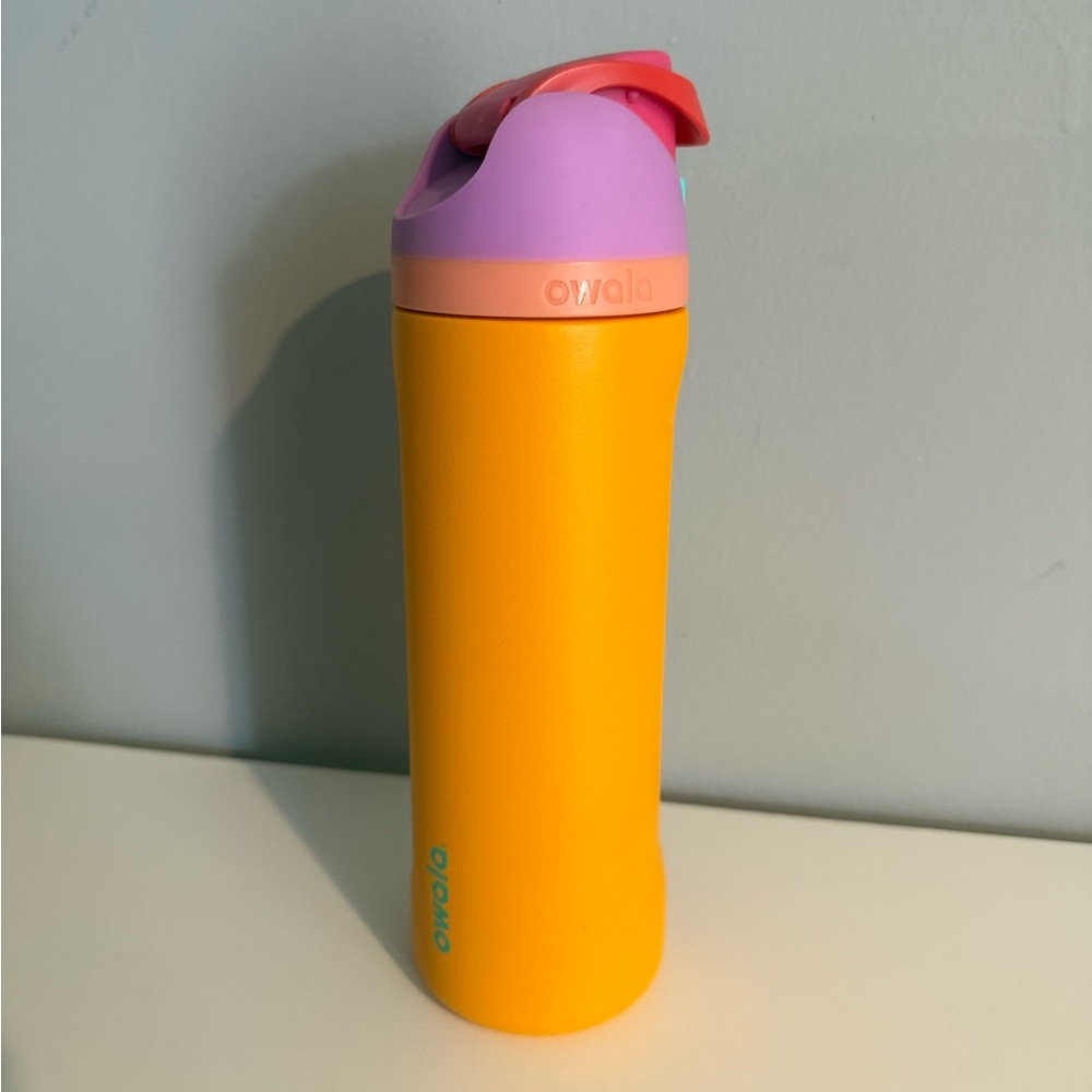 Owala 24oz orange and Purple Water Bottle